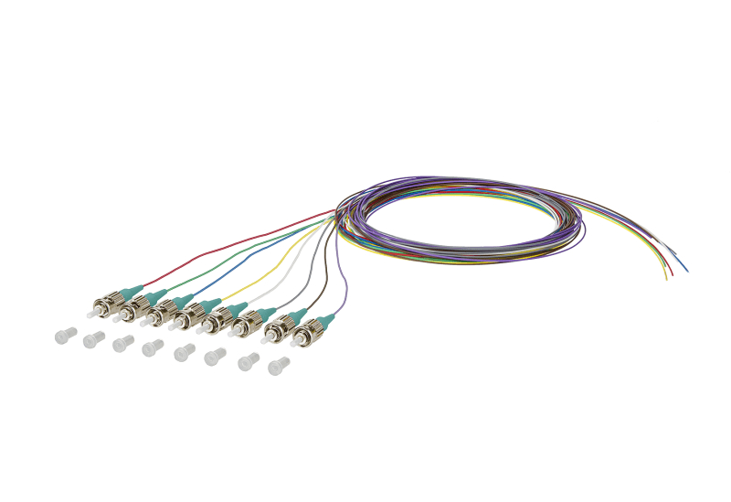 METZ CONNECT - OpDAT Pigtail ST-PC 0,9mm STB OM3 2m 8Frb/890842M1AO20-8