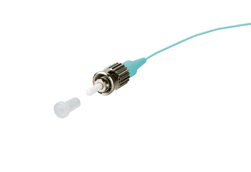 METZ CONNECT - OpDAT Pigtail ST-PC OM3 aqua 2,0 m