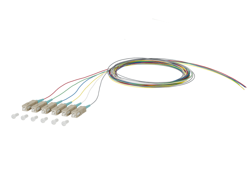 METZ CONNECT - OpDAT Pigtail SC-PC 0,9mm STB OM3 2m 6Frb/890842M1CO20-6