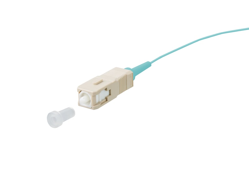 METZ CONNECT - OpDAT Pigtail SC-PC OM3 aqua 2,0 m