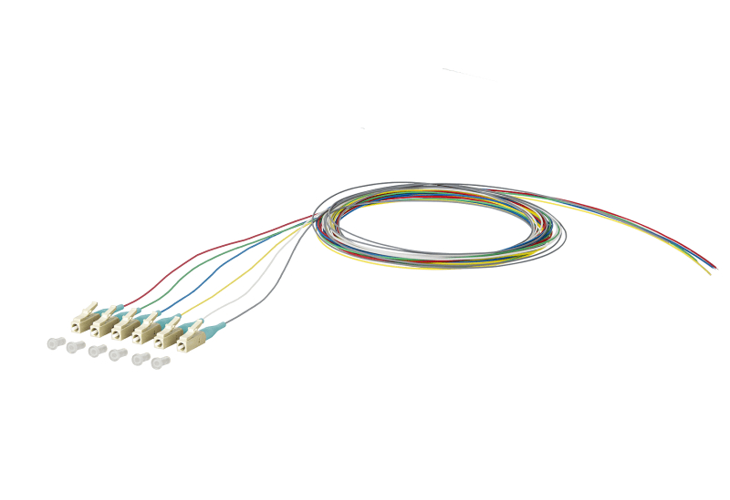 METZ CONNECT - OpDAT Pigtail LC-PC 0,9mm STB OM3 2m 6Frb/890842M1JO20-6