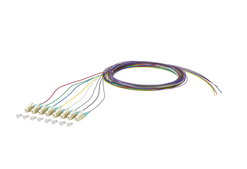 METZ CONNECT - OpDAT Pigtail LC-PC 0,9mm STB OM3 2m 8Frb/890842M1JO20-8