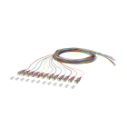 METZ CONNECT - OpDAT Pigtail ST-PC OM4 0,9 mm 12 Farben 2,0 m
