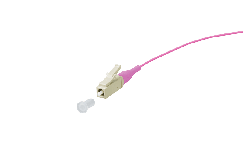 METZ CONNECT - OpDAT Pigtail LC-PC OM4 violett 2,0 m