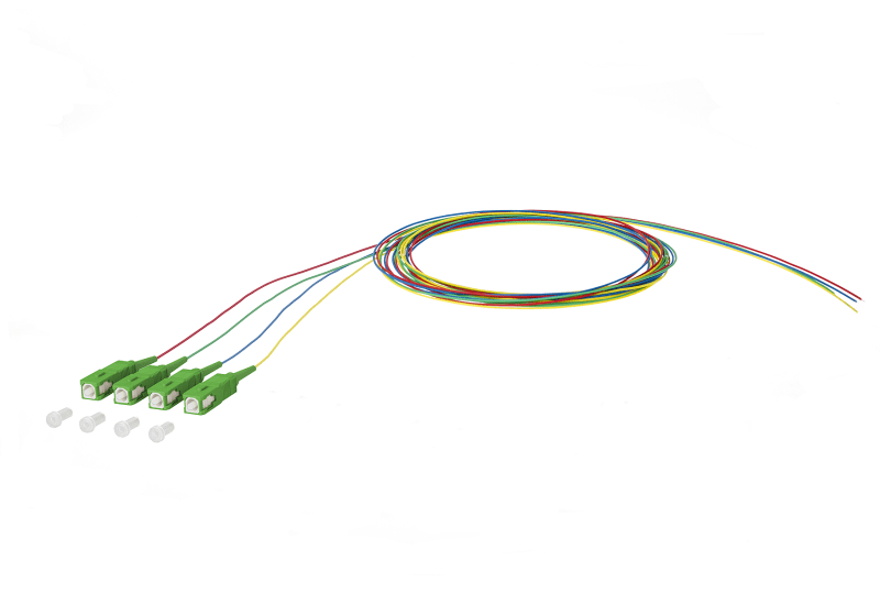 METZ CONNECT - OpDAT Pigtail SC-APC 0,9mm STBOS2 2m 4Frb/890842Q1CA20-4