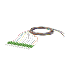 METZ CONNECT - OpDAT Pigtail LC-APC OS2 0,9 mm 12 Farben 2,0 m