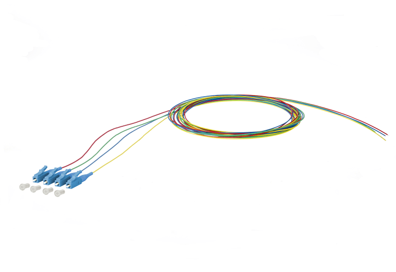 METZ CONNECT - OpDAT Pigtail LC-UPC 0,9mm STBOS2 2m 4Frb/890842Q1JO20-4