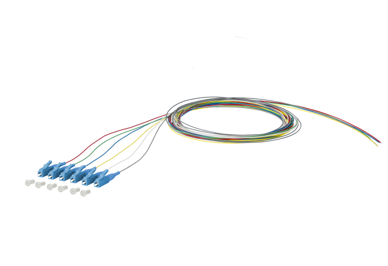 METZ CONNECT - OpDAT Pigtail LC-UPC 0,9mm STBOS2 2m 6Frb/890842Q1JO20-6