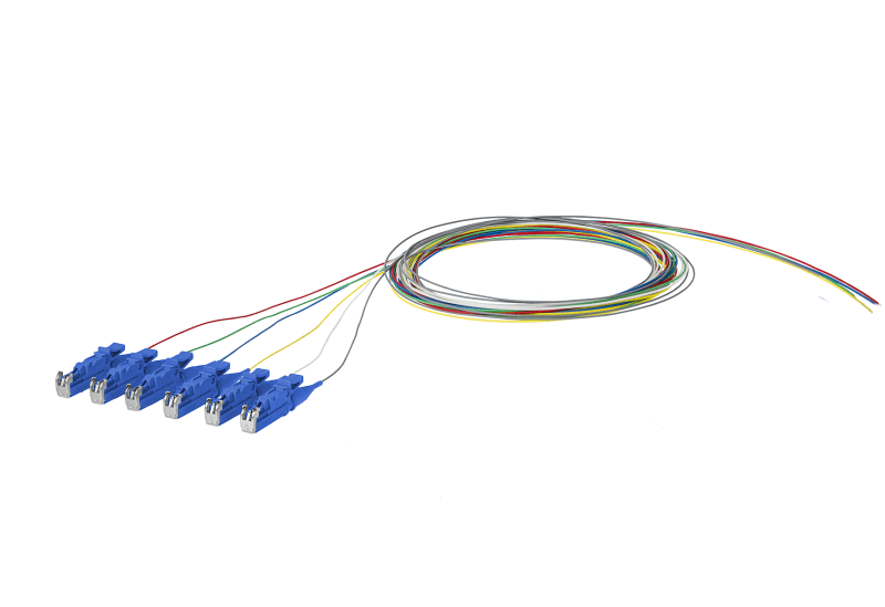 METZ CONNECT - OpDAT Pigtail E2000 0,9mm STB OS2 2m 6Frb/890842Q1MO20-6