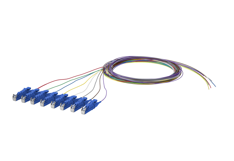 METZ CONNECT - OpDAT Pigtail E2000 0,9mm STB OS2 2m 8Frb/890842Q1MO20-8
