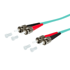 METZ CONNECT - OpDAT PK 2xST/2xST G50/125 OM3 BR 2x2,0 mm aqua 1,0 m