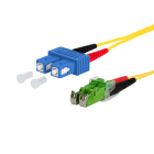 METZ CONNECT - OpDAT PK SC-D/E2000-D APC E9/ 125 OS2 BR 2x2,0 mm gelb 1,0 m