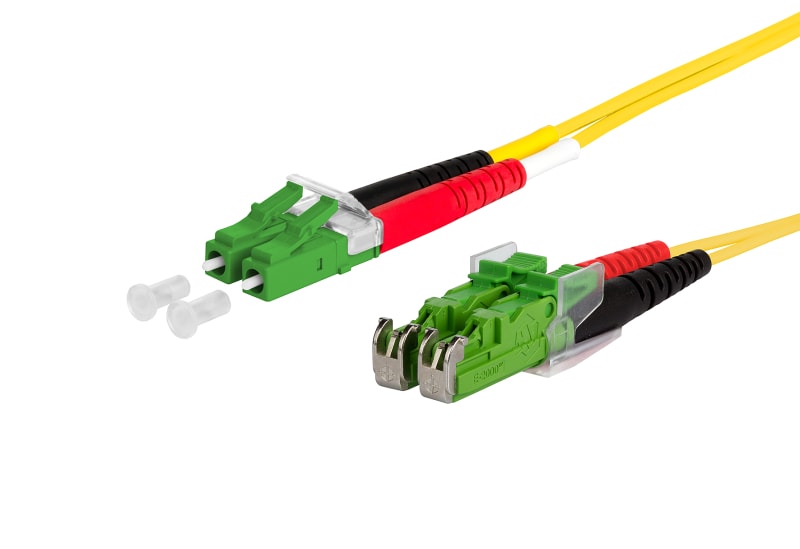 METZ CONNECT - OpDAT PK LC-DAPC/2xE2APC E9/125 OS2 BR 2x2,0 mm gelb 1,0 m