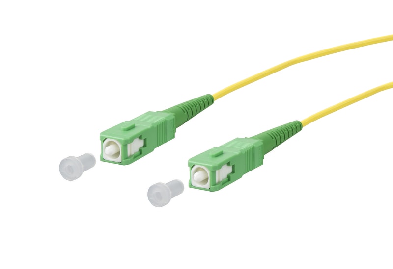 METZ CONNECT - OpDAT PK SC APC/SC APC E9/125 OS2 BR 2,0 mm gelb 2,0 m