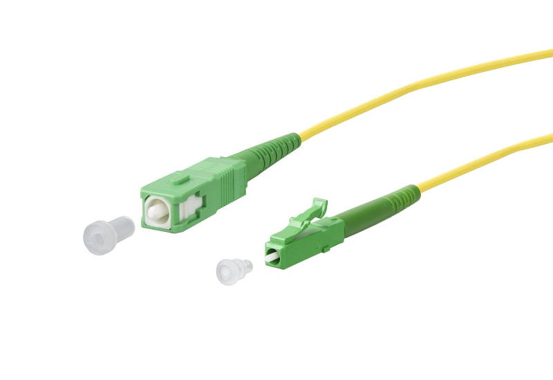 METZ CONNECT - OpDAT PK SCAPC/LCAPC E9/125 OS2 BR 2,0 mm gelb 5,0 m