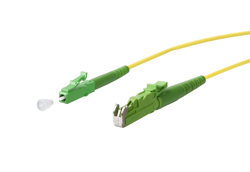 METZ CONNECT - OpDAT PK LCAPC/E2APC E9/125 OS2 BR 2,0 mm gelb 1,0 m