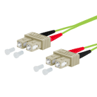 METZ CONNECT - OpDAT PK SC-D/SC-D G50/125 OM5 BR 2x2,0 mm lindgrün 1,0 m