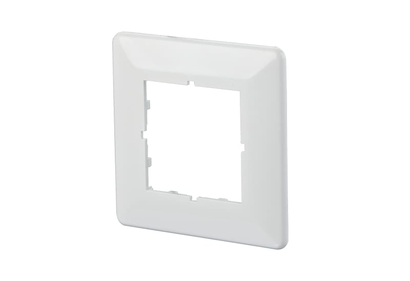 METZ CONNECT - Abdeckplatte 80 x 80 mm perlweiß RAL1013 E-DAT C6