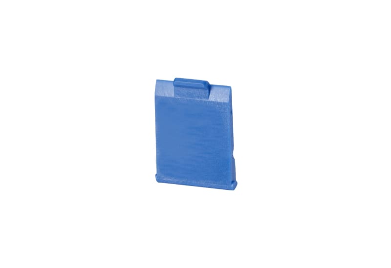 METZ CONNECT - Staubschutzklappen fürAnschlussdosen blau