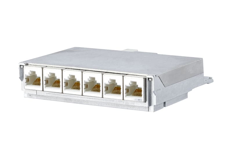 METZ CONNECT - E-DAT C6A 6 Port 1HE Einsatz