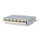 METZ CONNECT - E-DAT C6 6X8 Modul Cat.6 Einbau in Modulträger