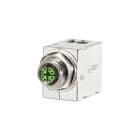 METZ CONNECT - Schrankdurchführung M12 RJ45gewinkelt,X-kodiert