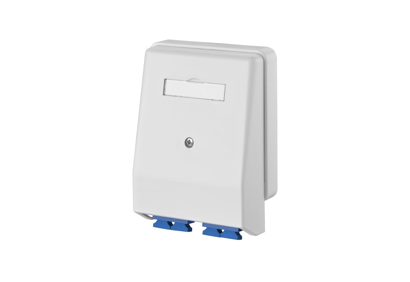 METZ CONNECT - OpDAT 4 AP 2xSC-D UPC OS2 (blau) reinweiß