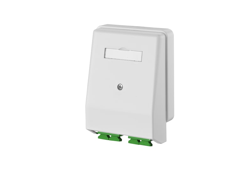 METZ CONNECT - OpDAT 4 AP 2xSC-D APC OS2 (grün) reinweiß
