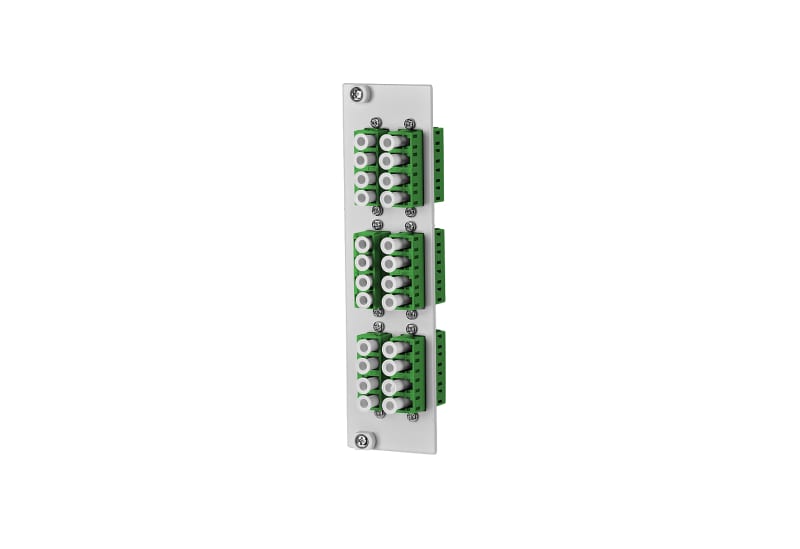 METZ CONNECT - OpDAT REGpro Front 3HE/7TE 6xLC-Q APC OS2 (grün)