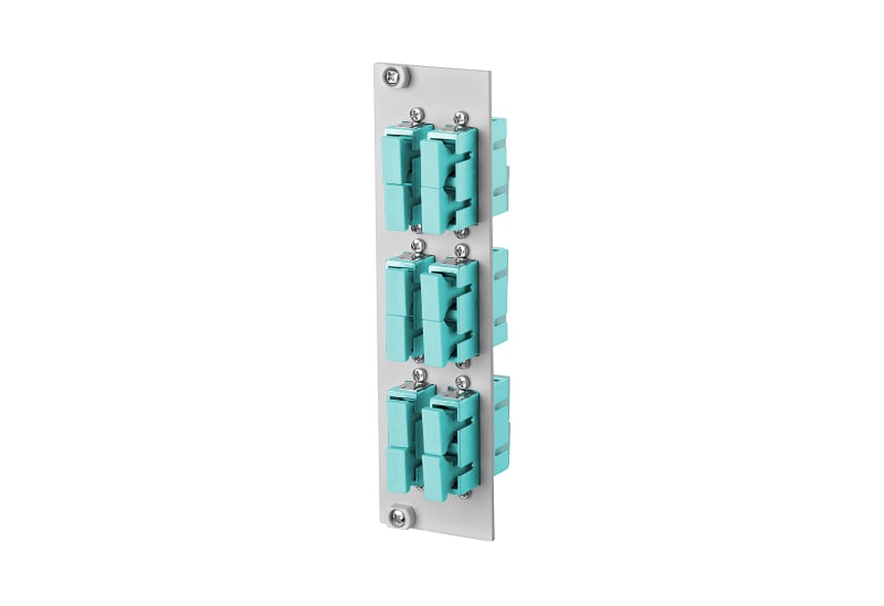 METZ CONNECT - OpDAT REGpro Front 3HE/7TE 6xSC-D OM3 (aqua)