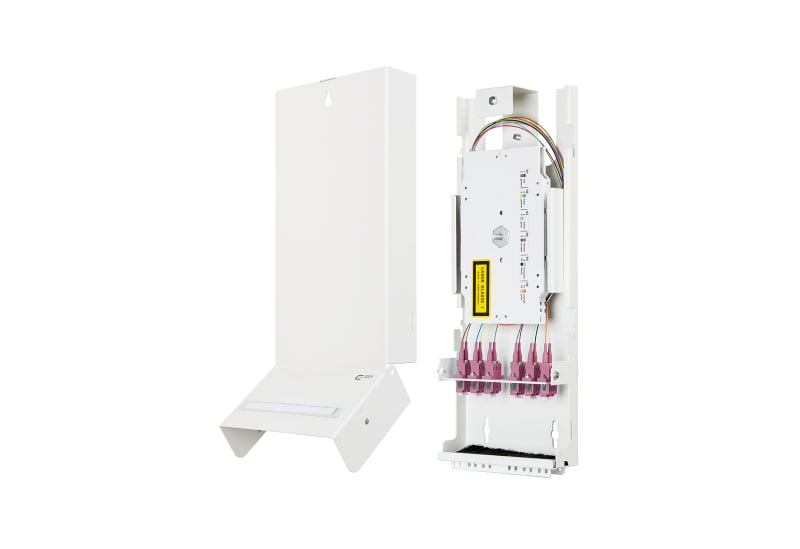 METZ CONNECT - CP splice 6xLC-D OM4 12Pigt 33x13x4,5cm, 6 Kup/violett/Ker