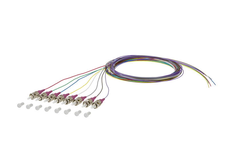METZ CONNECT - OpDAT Pigtail ST-PC 0,9mm STB OM4 2m 8Frb/890842N1AO20-8