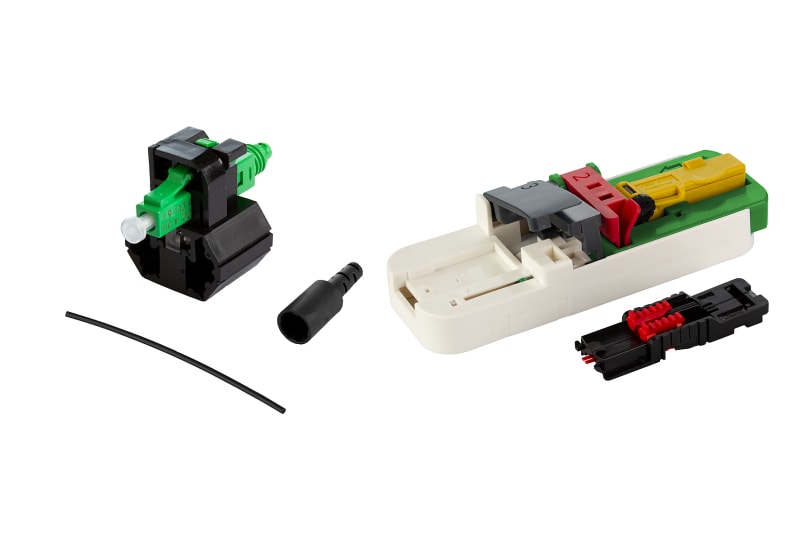 METZ CONNECT - OpDAT FAST™Hybrid LCAPC OS2   0,25+0,9 mm, 100 St + Cl