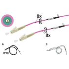 METZ CONNECT - LWL Kabel vorkonfektioniert 12G50/125 OM4 LC/LC 40m