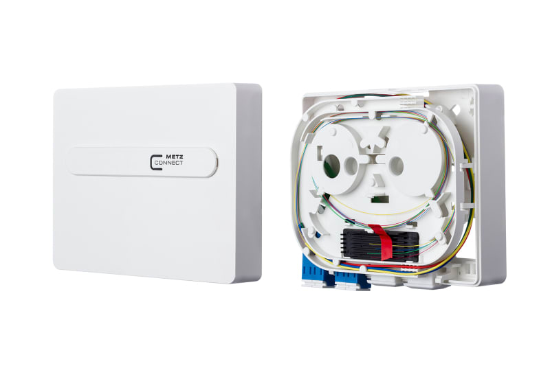 METZ CONNECT - OpDAT ADT LWL-Anschlusseinheit splice 2xLC-D UPC OS2 Grade B