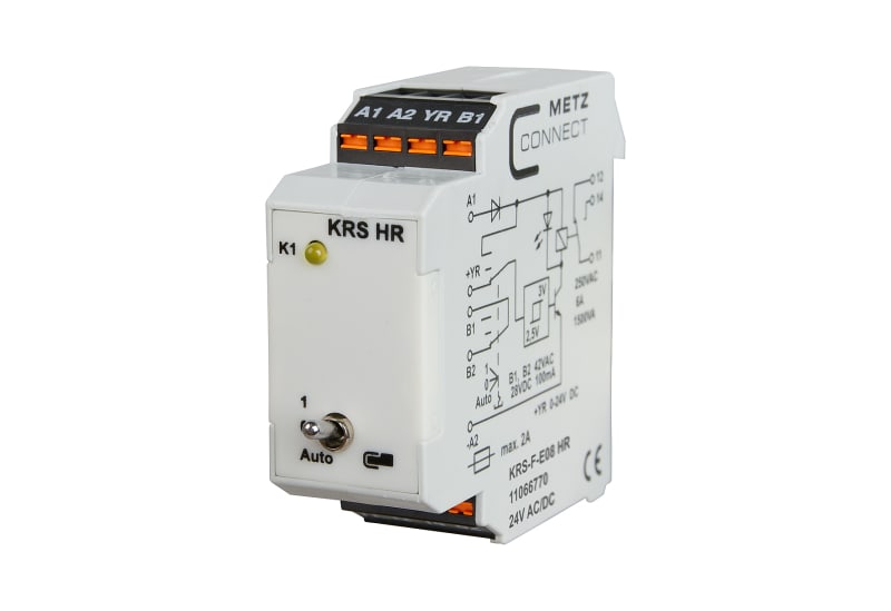 METZ CONNECT - KRS-F-E08 HR  Schwell.      3V