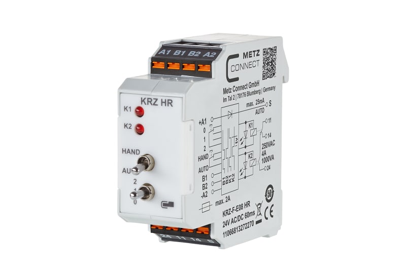 METZ CONNECT - KRZ-F-E08 HR 24VAC/DC 60MS