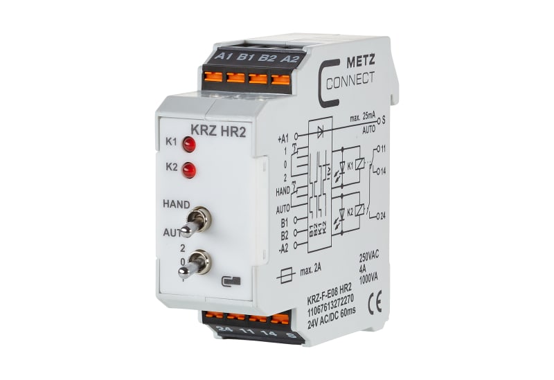 METZ CONNECT - KRZ-F-E08 HR2 24V AC/DC
