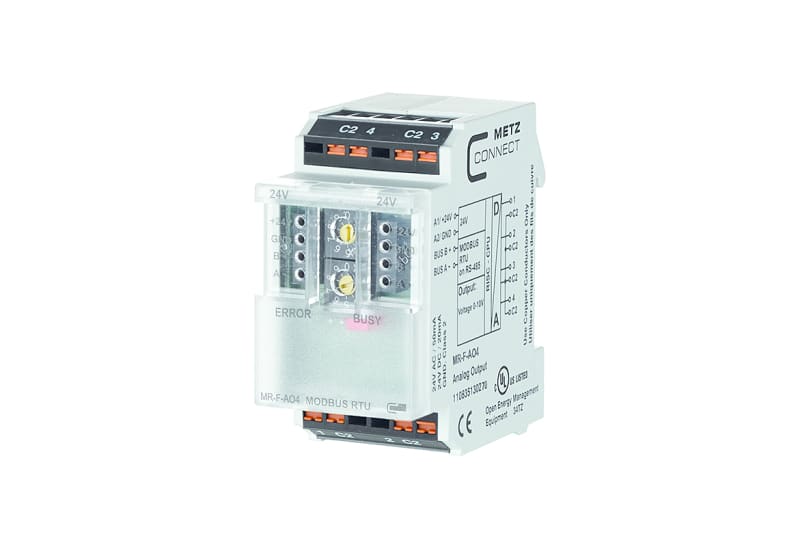 METZ CONNECT - MR-F-AO4 Modbus RTU