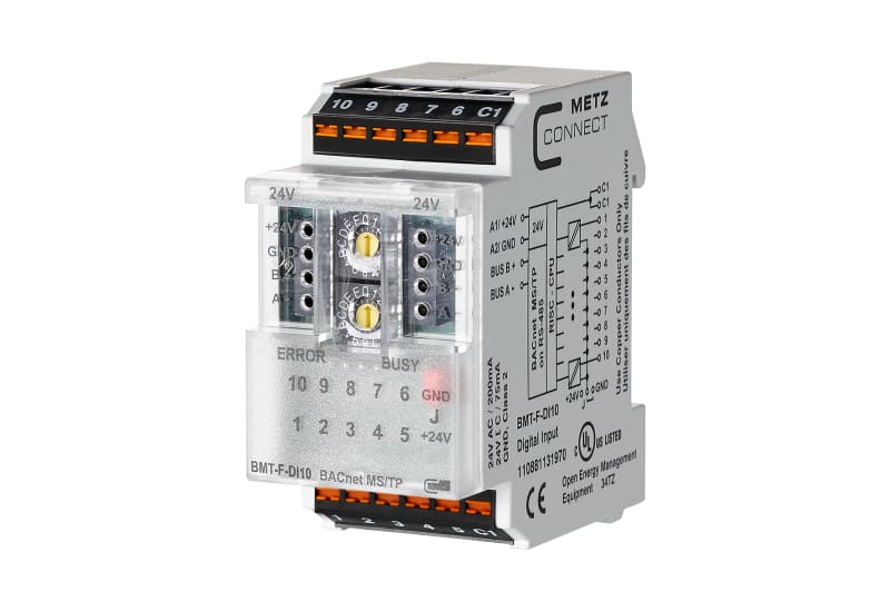 METZ CONNECT - BMT-F-DI10 BACnet MS/TP