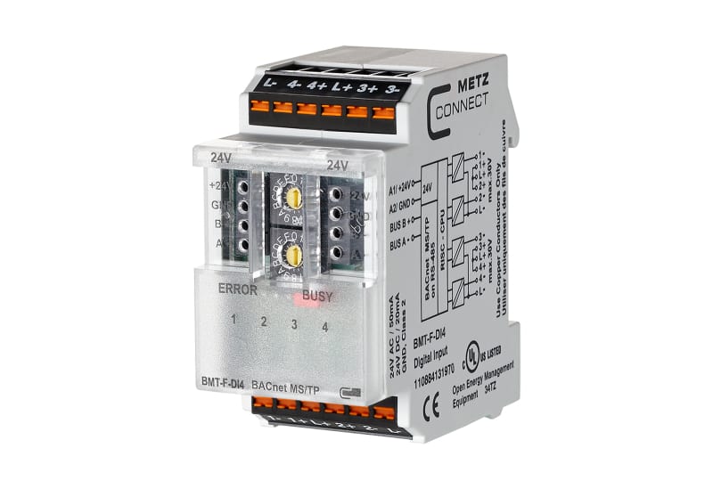 METZ CONNECT - BMT-F-DI4 BACnet MS/TP