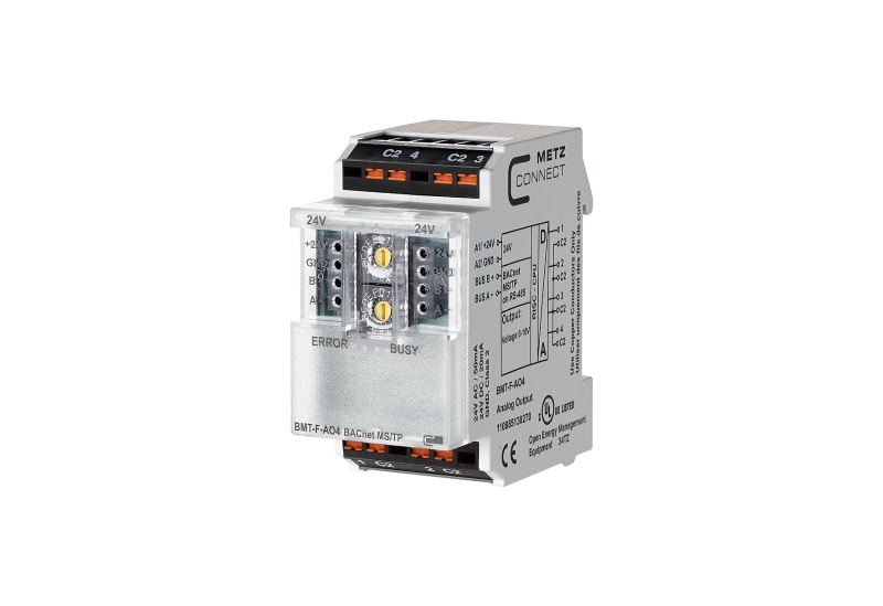 METZ CONNECT - BMT-F-AO4 BACnet MS/TP
