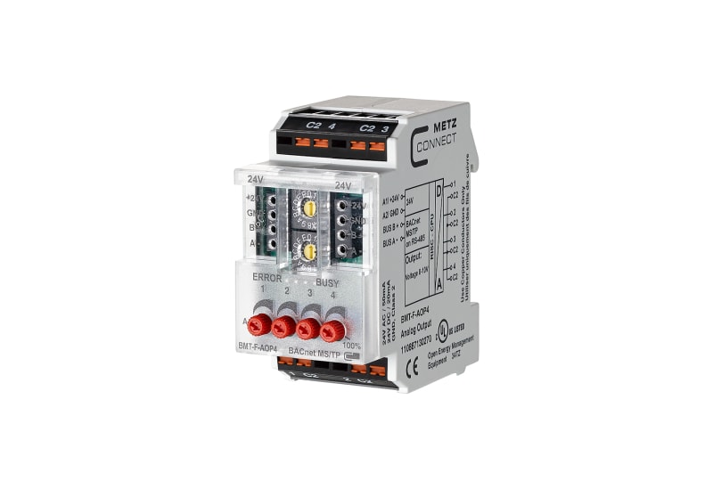 METZ CONNECT - BMT-F-AOP4 BACnet MS/TP