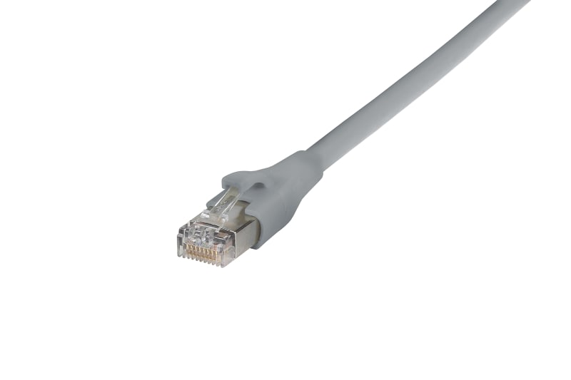 METZ CONNECT - Patchkabel Cat.6A AWG 27, 1,5 m grau, cULus
