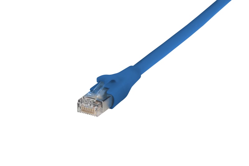 METZ CONNECT - Patchkabel Cat.6A AWG 27, 2,0 m blau, cULus