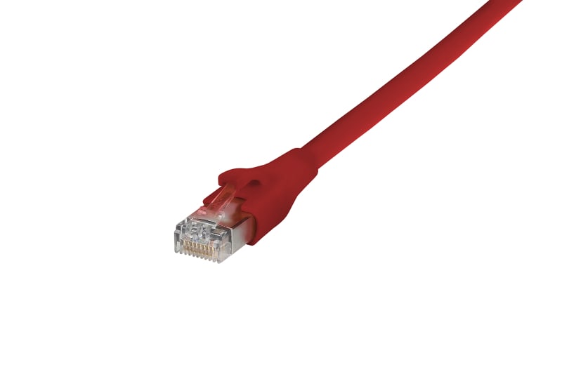 METZ CONNECT - Patchkabel Cat.6A AWG 27, 3,0 m rot, cULus