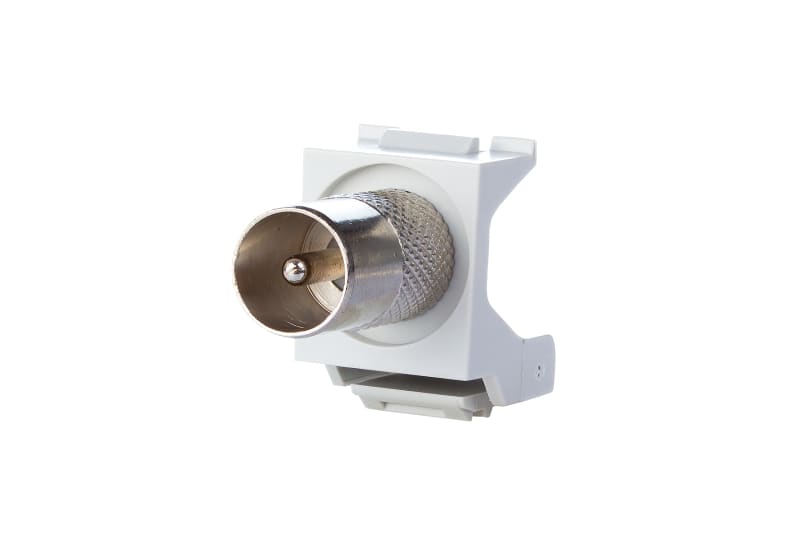 METZ CONNECT - KOAX modul IEC-Stecker / F-Buchse, Keystone