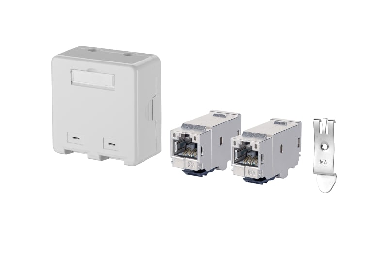 METZ CONNECT - Anschlussbox APZ, 2 Port, E-DAT Kupplung