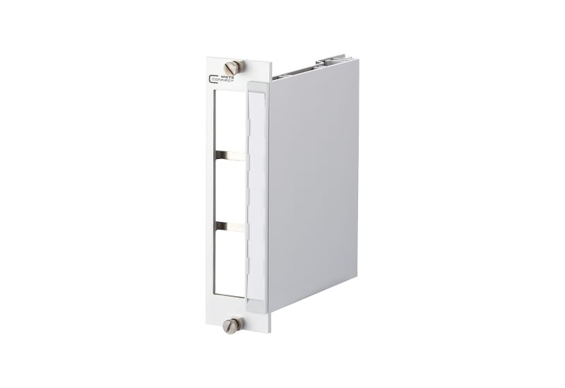 METZ CONNECT - Modulträger 3HE, 7 TE 6 Port, Aluminium, unbestückt