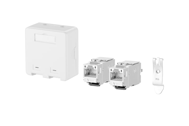 METZ CONNECT - Anschlussbox APZ 2 Port C6Amodul keystone